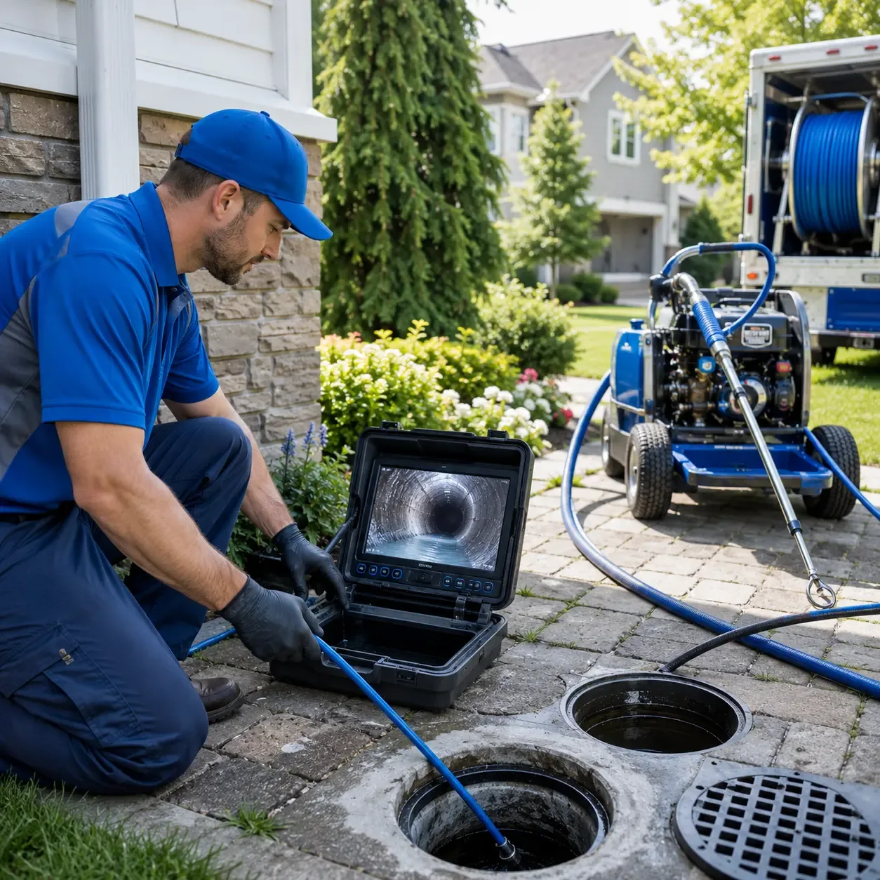 Outdoor drain cleaning professionals serving Jamestown, KY