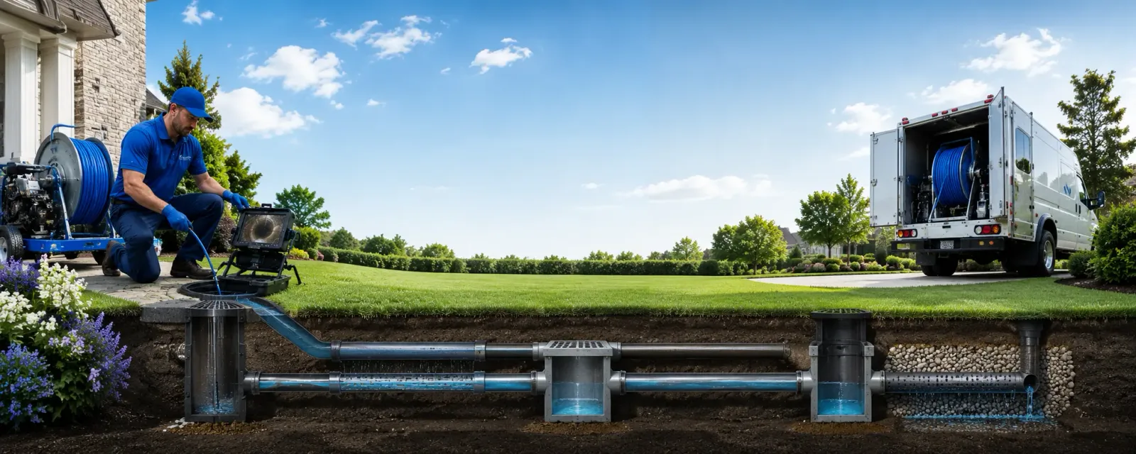 Outdoor drain cleaning information for Jamestown, KY